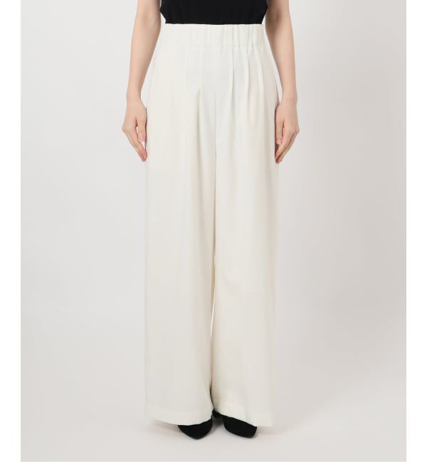 VERMEIL par iena「タックギャザーパンツ」|スラックス|