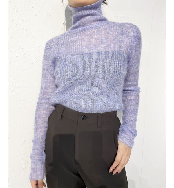 IENA LA BOUCLE「IENA LA BOUCLE MohairMixTURTLE」|ニット・セーター|