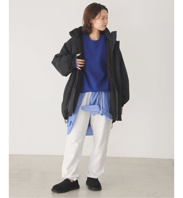 SLOBE IENA「《WEB限定/追加2》オーバーサイズ スウェットライクニット」|ニット・セーター|