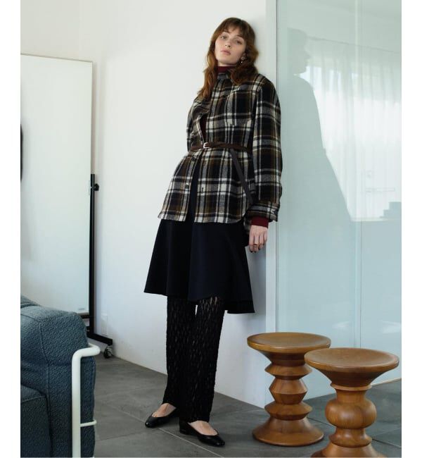 VERMEIL par iena「INSCRIRE アンスクリア Check Conscious シャツ I25AWSH97」|シャツ・ブラウス|