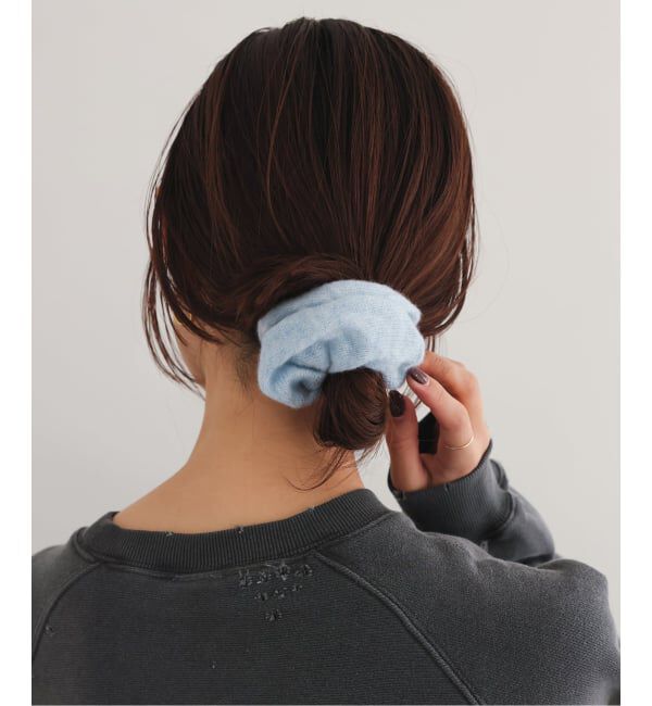 SLOBE IENA「ABSOLUT CASHMERE シュシュ STERENN」|その他|サックスブルー