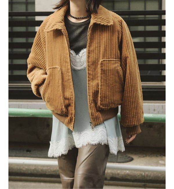 IENA LA BOUCLE「IENA LA BOUCLE 楊柳レースミニキャミドレス」|キャミソール|