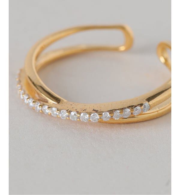 SLOBE IENA「《WEB限定サイズあり》ODUL/オジュール SLOBE別注 クロスリング」|リング|