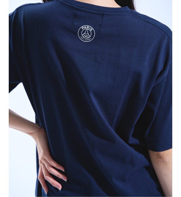 Paris Saint-Germain「【Paris Saint-Germain】バーシティロゴプリント Tシャツ」|Tシャツ・カットソー|