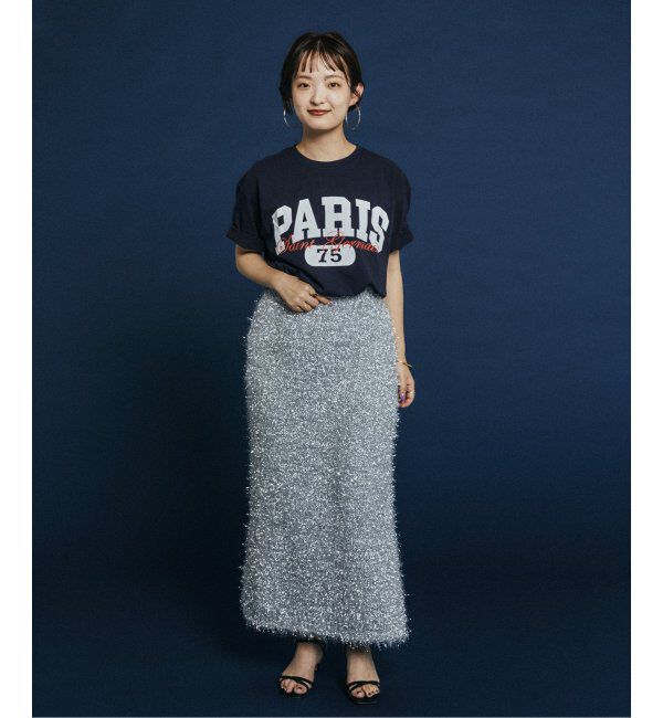 Paris Saint-Germain「【Paris Saint-Germain】バーシティロゴプリント Tシャツ」|Tシャツ・カットソー|
