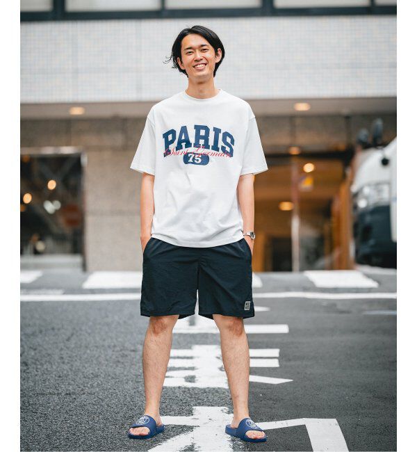 Paris Saint-Germain「【Paris Saint-Germain】バーシティロゴプリント Tシャツ」|Tシャツ・カットソー|