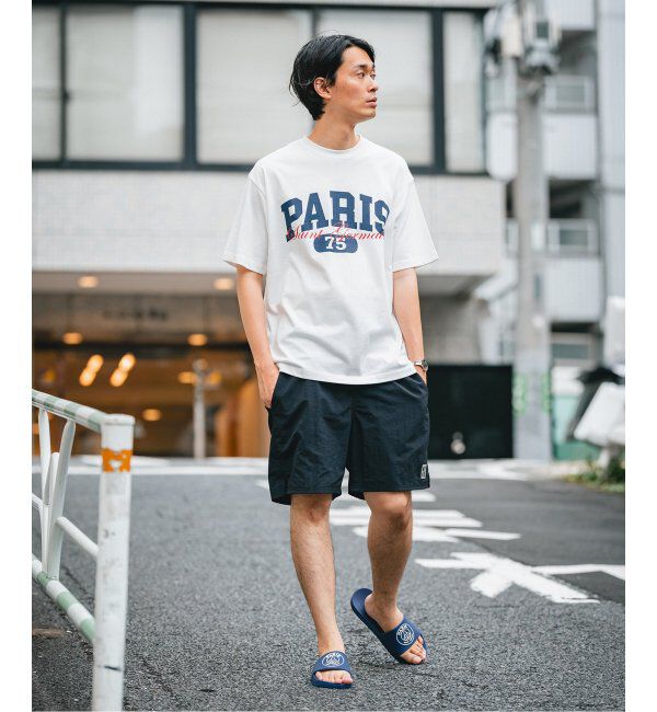 Paris Saint-Germain「【Paris Saint-Germain】バーシティロゴプリント Tシャツ」|Tシャツ・カットソー|