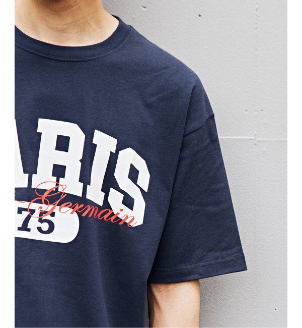 Paris Saint-Germain「【Paris Saint-Germain】バーシティロゴプリント Tシャツ」|Tシャツ・カットソー|