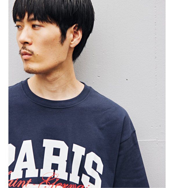 Paris Saint-Germain「【Paris Saint-Germain】バーシティロゴプリント Tシャツ」|Tシャツ・カットソー|