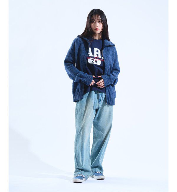 Paris Saint-Germain「【Paris Saint-Germain】バーシティロゴプリント Tシャツ」|Tシャツ・カットソー|