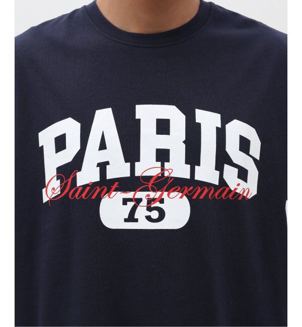 Paris Saint-Germain「【Paris Saint-Germain】バーシティロゴプリント Tシャツ」|Tシャツ・カットソー|
