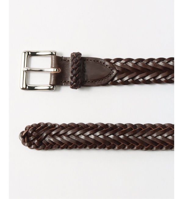 EDIFICE「【BEORMA / ベオーマ】34mm HERRINGBONE PLAITED BELT」|ベルト|