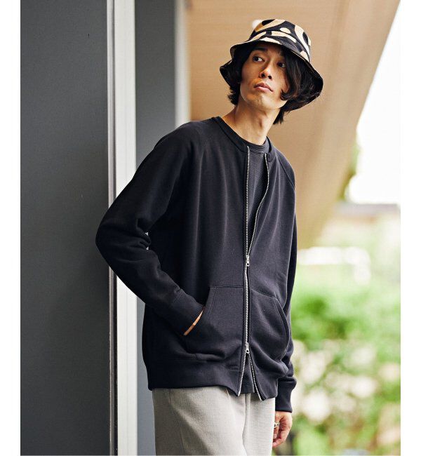 EDIFICE「【LOOPWHEELER for LOWERCASE】ライトツリウラケ ZIPカーディガン」|カーディガン|