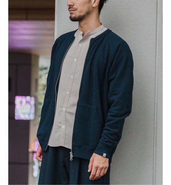EDIFICE「【LOOPWHEELER for LOWERCASE】ライトツリウラケ ZIPカーディガン」|カーディガン|
