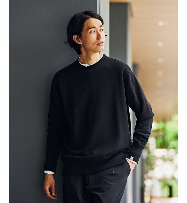 EDIFICE「【LOOPWHEELER for LOWERCASE】ライトツリウラケ ルーズフィットスウェット」|スウェット・ジャージ|