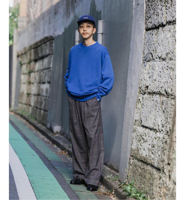 EDIFICE「【LOOPWHEELER for LOWERCASE】ライトツリウラケ ルーズフィットスウェット」|スウェット・ジャージ|