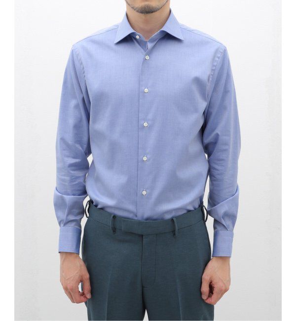 EDIFICE「D.ショートポイント ツイルシャツ」|シャツ・ブラウス|