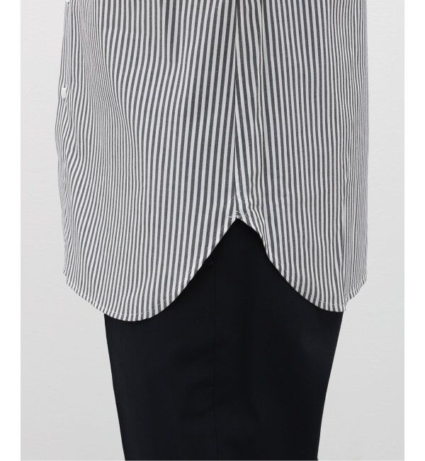 EDIFICE「D.ラウンドタブ クレリックシャツ ストライプ」|シャツ・ブラウス|