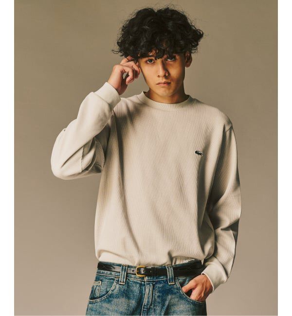 417 EDIFICE「【LACOSTE / ラコステ】 別注 ワッフルL/S カットソー」|Tシャツ・カットソー|