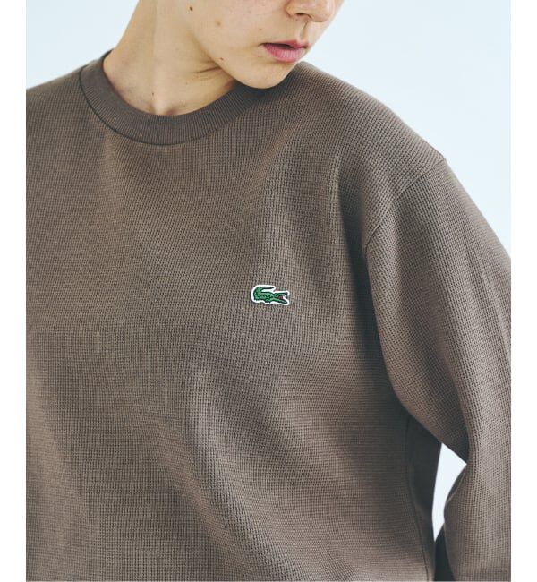 417 EDIFICE「【LACOSTE / ラコステ】 別注 ワッフルL/S カットソー」|Tシャツ・カットソー|