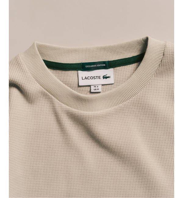 417 EDIFICE「【LACOSTE / ラコステ】 別注 ワッフルL/S カットソー」|Tシャツ・カットソー|