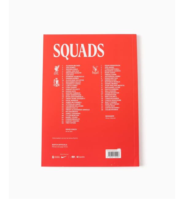 Liverpool FC「【Liverpool FC / リバプール FC】VS CRYSTAL PALACE 25/05/25 2425P29」|その他|