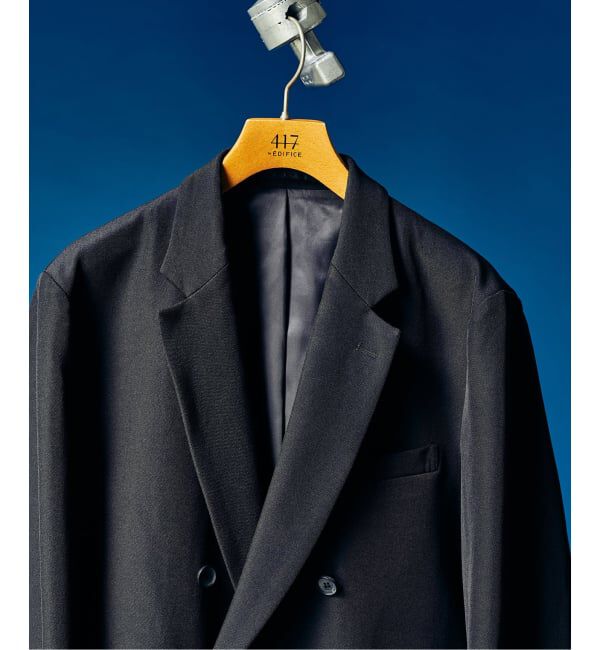 417 EDIFICE「&rdquo;4WAYストレッチ&rdquo; ダブルジャケット」|テーラードジャケット|