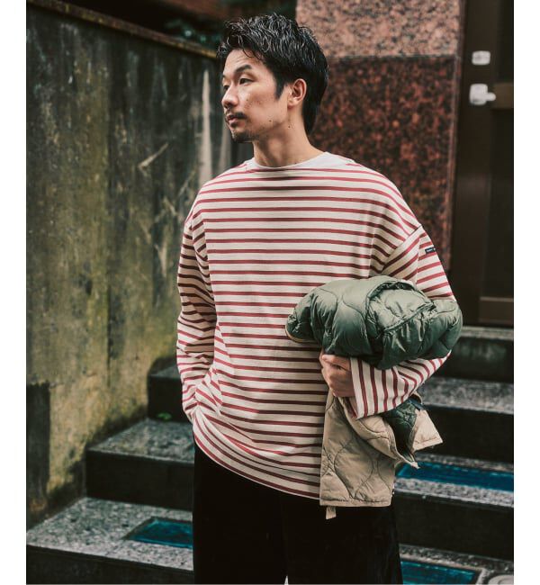 417 EDIFICE「SAINT JAMES  / セントジェームス 別注 ウエッソン ルーズ ボーダー」|Tシャツ・カットソー|