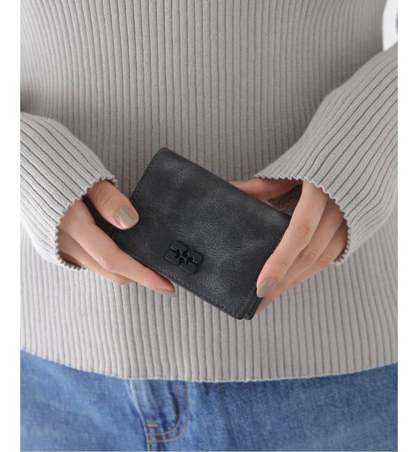 PULP「GANNI / ガニー Ganni Bou Card Holder With Flap」|名刺入れ・カードケース|