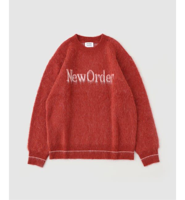 EDIFICE「INSONNIA PROJECTS（インソニア プロジェクツ）NEW ORDER LOGO KNIT PO」|ニット・セーター|ボルドー