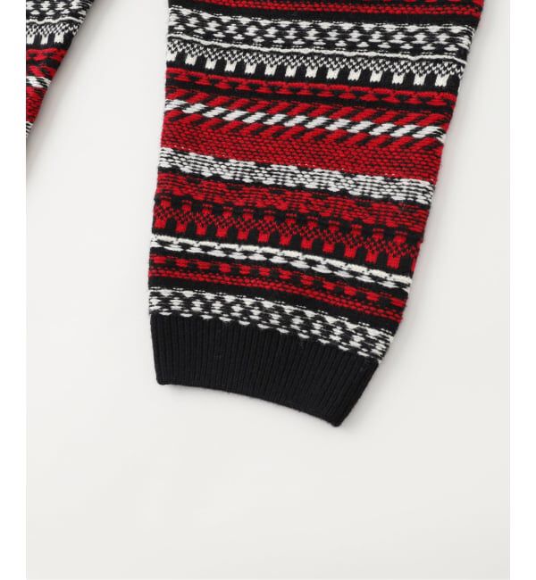 EDIFICE「WM（ホワイトマウンテニアリング） FAIR ISLE ZIP KNIT PANTS」|スラックス|