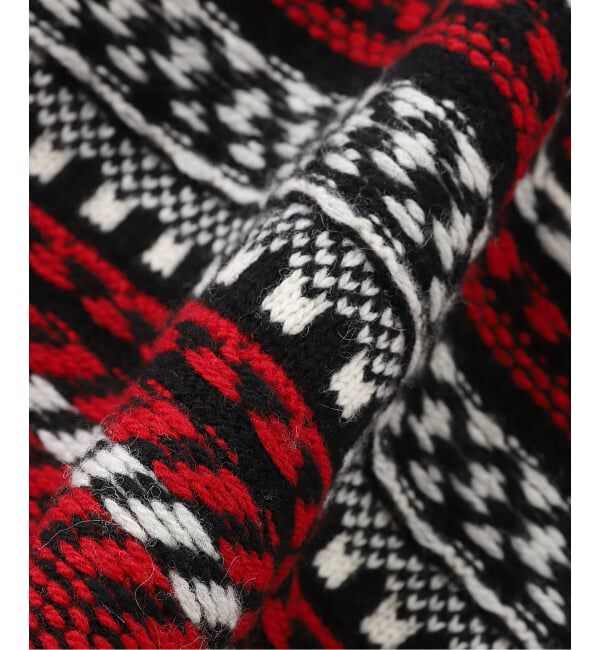 EDIFICE「WM（ホワイトマウンテニアリング） FAIR ISLE ZIP KNIT PANTS」|スラックス|