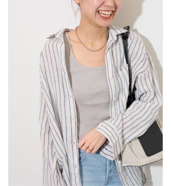 JOURNAL STANDARD relume「《追加》オーガニックコットンマルドウテレコタンクトップ」|タンクトップ|グレーA