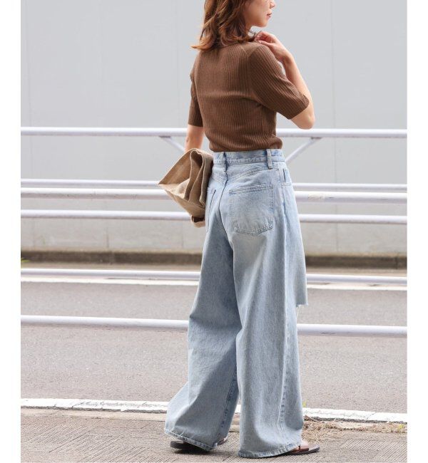 JOURNAL STANDARD relume「ラメ混リブポロプルオーバー」|ニット・セーター|