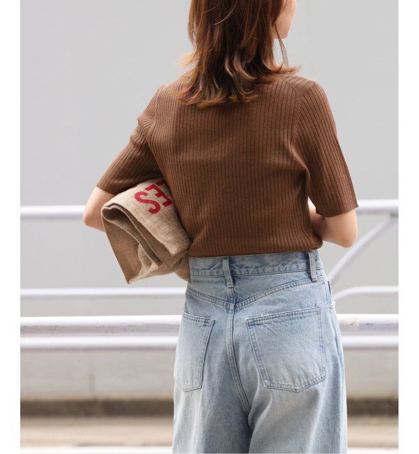JOURNAL STANDARD relume「ラメ混リブポロプルオーバー」|ニット・セーター|