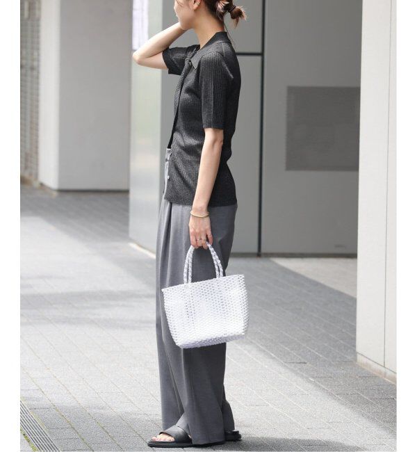 JOURNAL STANDARD relume「ラメ混リブポロプルオーバー」|ニット・セーター|