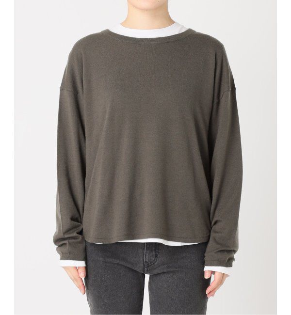 JOURNAL STANDARD relume「《WEB限定追加4/2枚セット》3WAYレイヤードニットプルオーバー」|ニット・セーター|