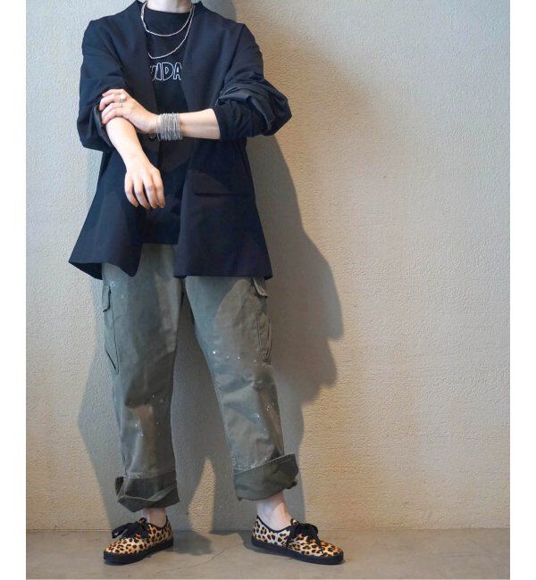 journal standard luxe「バックサテン ミリタリーパンツ」|カーゴ|