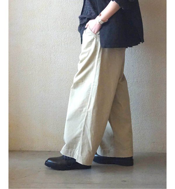 journal standard luxe「ドライワッシャー ワイドチノ」|チノ|