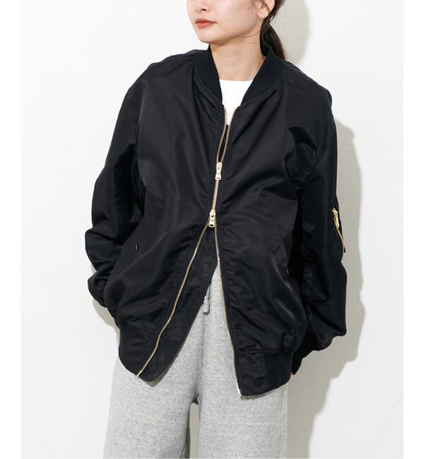 JOURNAL STANDARD「《追加》【洗える】ダブルジップMA-1」|ブルゾン・スタジャン|