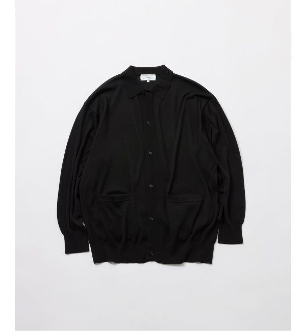 JOURNAL STANDARD「【FOLL / フォル】washable wool knit shirt」|ニット・セーター|ブラック