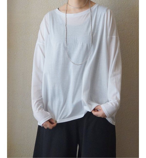 journal standard luxe「シアージャージ プル」|Tシャツ・カットソー|ホワイト