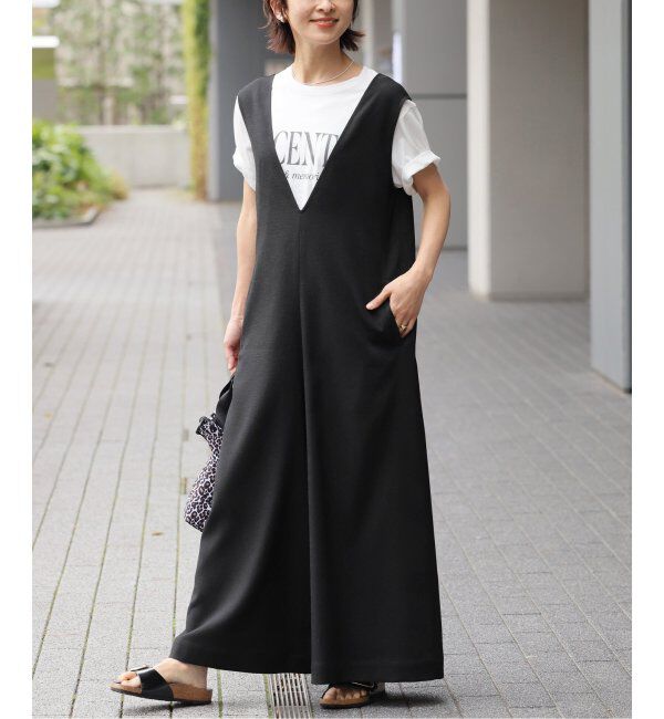 JOURNAL STANDARD relume「【MULTI FUNC+】UVカット / 接触冷感 / ストレッチ オールインワン」|オールインワン|ブラック