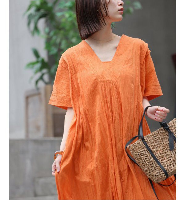 JOURNAL STANDARD relume「コットンボイルクリンクルタックカフタンワンピース」|ワンピース|