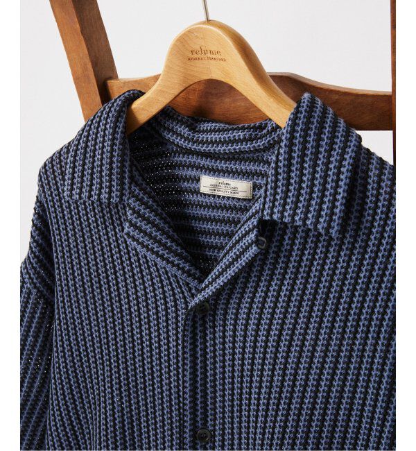 JOURNAL STANDARD relume「ストライプ カラーレース 半袖シャツ」|シャツ・ブラウス|