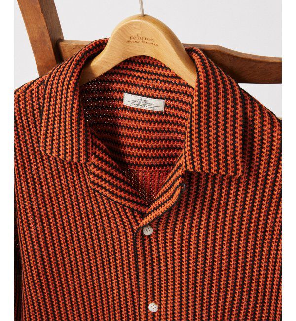 JOURNAL STANDARD relume「ストライプ カラーレース 半袖シャツ」|シャツ・ブラウス|