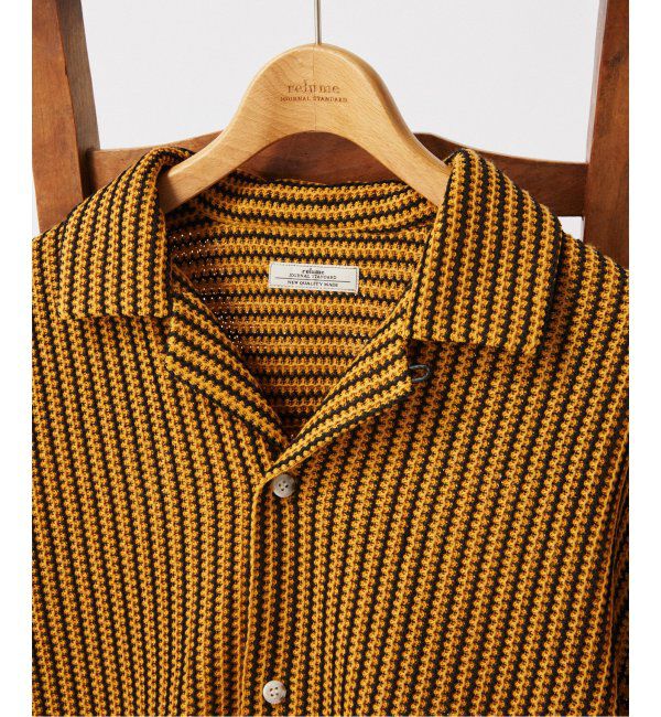 JOURNAL STANDARD relume「ストライプ カラーレース 半袖シャツ」|シャツ・ブラウス|