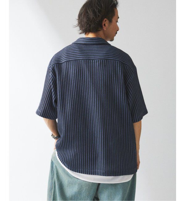 JOURNAL STANDARD relume「ストライプ カラーレース 半袖シャツ」|シャツ・ブラウス|