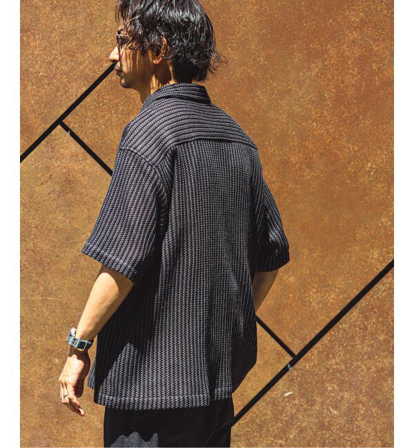 JOURNAL STANDARD relume「ストライプ カラーレース 半袖シャツ」|シャツ・ブラウス|