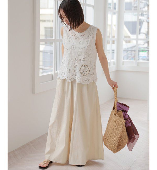 JOURNAL STANDARD relume「《追加》【MULTI FUNC+】UVカット / 接触冷感 / ギャザーワイドパンツ」|その他|